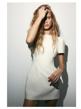 Zara | Dresses | Ruched Waist Knit Dress | Poshmark